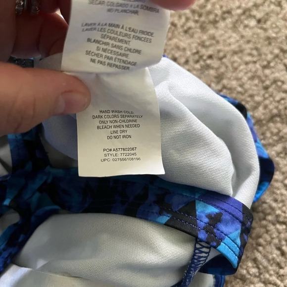 Speedo One Piece Swim Suit- Size 6 - Picture 5 of 6